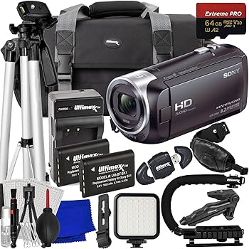 Amazon.com : Ultimaxx Advanced Sony HDR-CX405 HD Handycam